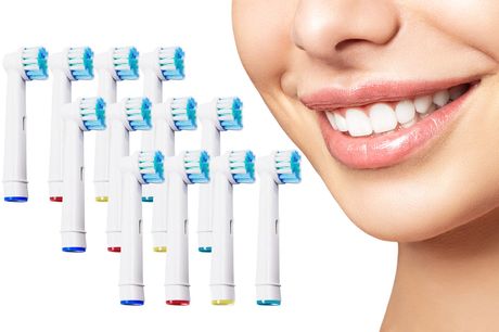 £6.99 instead of £19.90 for a 12pc SB-17A compatible electric toothbrush heads from Maxwe – save 65%