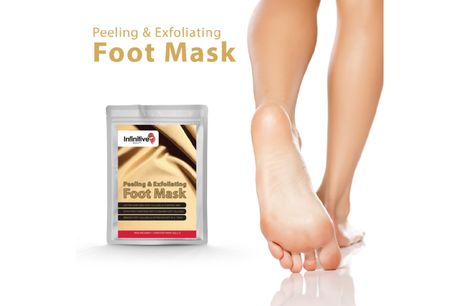 4.99 instead of 9.99 for a 2 Peeling Foot Masks and 1 Moisturising - save up to 50%