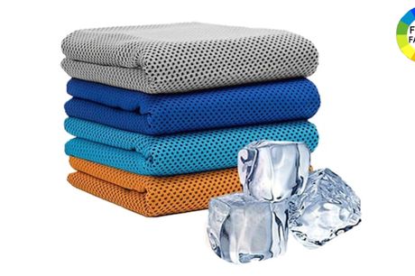 Smart kølehåndklæde - holder dig kølig i det varme vejr