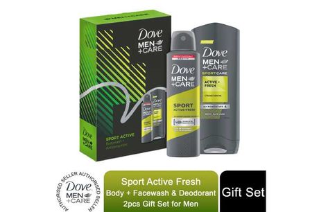 £7.5 instead of £15 for a Dove Sport Active BW & Deo 2pc GiftSet - save up to 50%