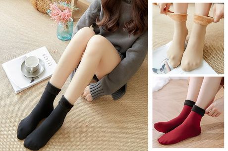£10.99 instead of £29.99 for 10 pairs of fleece lined socks from Shop In Store - save 63%