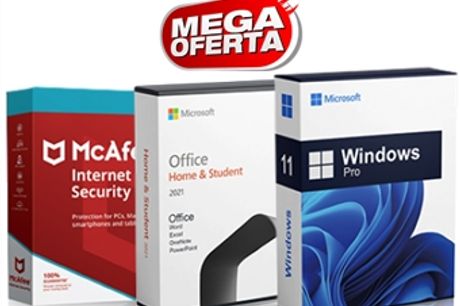 MEGA OFERTA: Microsoft Office 21 Home, McAfee Internet Security ou Microsoft Windows 11 Pro desde 9€. ENVIO INCLUÍDO.