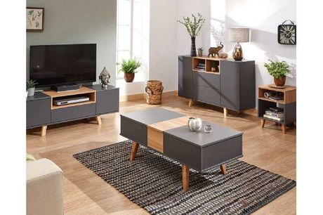 £69.99 instead of £194.99 for a Retro Scandi Twist Living Room Range - save up to 64%
