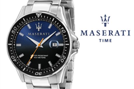 Relógio Maserati® Sfida Silver Blue STF R8853140001 por 161.70€ PORTES INCLUÍDOS