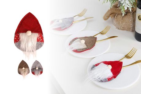 From £6.99 instead of £13 for a pack of four Christmas Gonk felt cutlery cover or £8.99 for six from Sweet Walk - save up to 46%