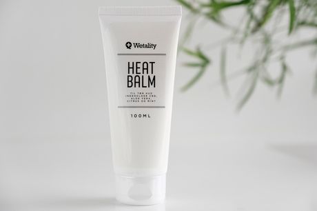 Wetality Heat Balm – 1, 2 eller 3 stk.. Giver smertelindring og varme til fx ømme muskler, smerter og mere – Inkl. fragt!