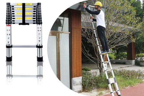£45 instead of £199 for a 2.9m telescopic ladder, £54.99 for a 3.2m ladder or £64.99 for a 3.8m ladder from Hirix International - save up to 78%