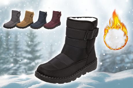 £23.99 instead of £49.99 for a pair of faux fur-lined ankle boots from Supertrendinuk - save 52%!