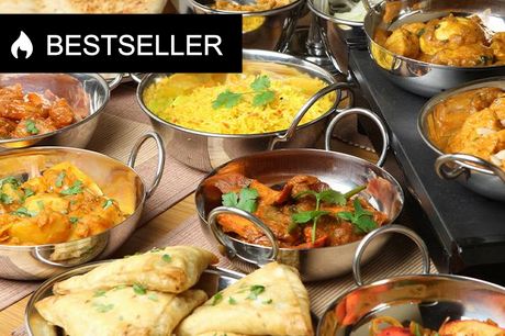 Indisk middag  Lige nu kan du vælge mellem de smagfulde hovedretter hos The Taj, så du kan sammensætte en 2-retters menu lige efter din smag.