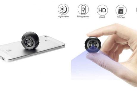 Mini HD overvågningskamera med nattesyn
