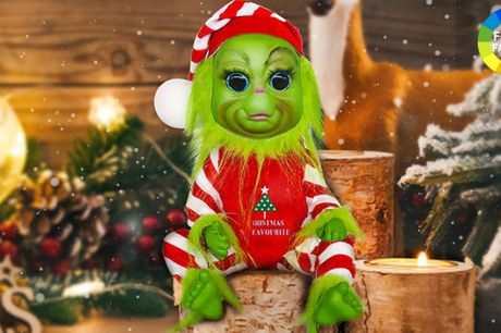 Grinchen i pyjamas dukke - skab en sjov julestemning