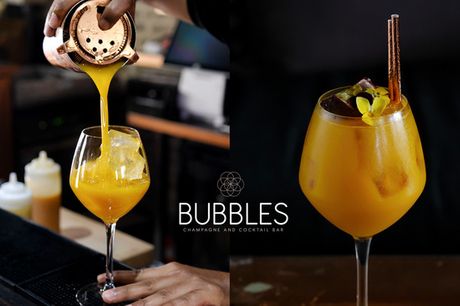 Bubbles Champagne & Cocktail bar. 2 for 1 på fantastiske cocktails på anmelderrost bar!