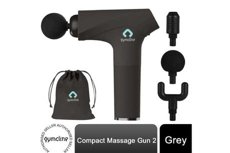 £79.99 instead of £159.99 for a Gymcline Massage Gun 3 Speed Modes, Grey - save up to 50%