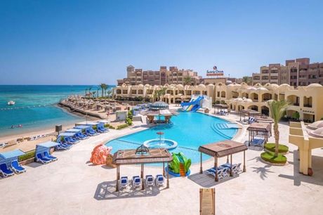 Sunny Days Resort, Spa & Aquapark: 8 dagen all inclusive Egypte <h2>Wat krijg je?</h2>
<ul>
 <li>7 overnachtingen in Sunny Days Resort, Spa & Aquapark**** in Hurghada, Egypte</li>
 <li>Verblijf in een standaardkamer (met of zonder zeezicht) of premium kam