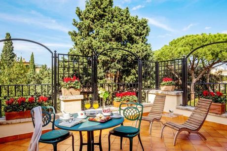 Italië Rome - Hotel Degli Aranci 4* vanaf € 47,00. La dolce vita in elegant hotel met idyllisch terras