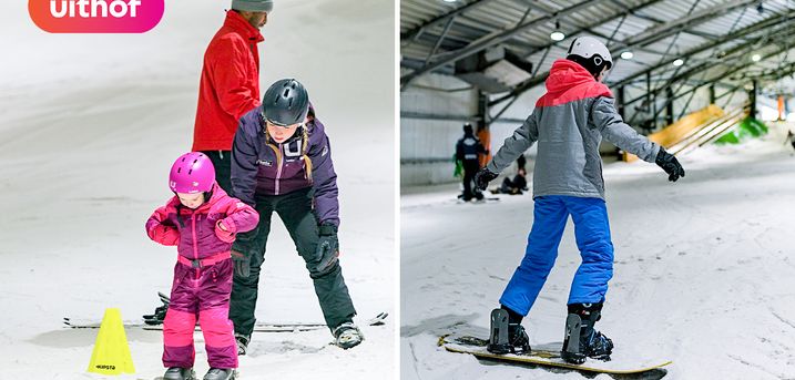  Vrij skiën of snowboarden (2 uur óf hele maand) bij De Uithof 