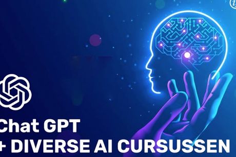 ChatGPT en AI online cursussen <h3>Wat krijg je?</h3>
<ul>
 <li>Online cursussen over ChatGPT & AI (Artificial Intelligence) op Interplein</li>
 <li>Levenslang toegang tot alle nieuwe cursussen</li>
</ul>
<h3>Voorwaarden & bijzonderheden</h3>
<div>
<ul>
 