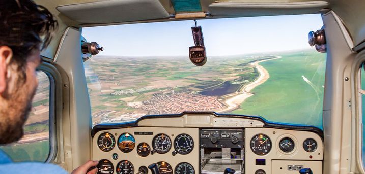  Vliegen in een flight simulator 