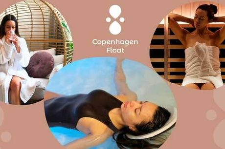 1-2 pers: Float og Infrarød sauna. 2 timers himmelsk magi, indre ro og sundhedsboost