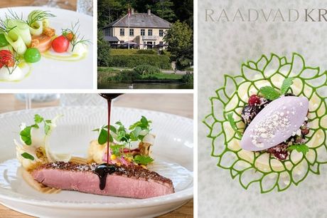 Udsøgt 3-retters på Raadvad Kro. Fantastisk gastronomi i historiske omgivelser - bestselleren er tilbage!