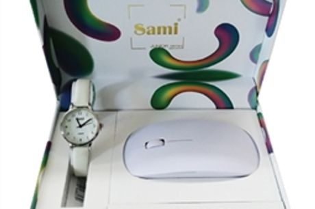 Sami®Conjunto Relógio com Rato PC com USB RSM-43843-1 por 26.93€ PORTES INCLUÍDOS