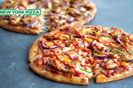  Pizza naar keuze voor afhaal bij New York Pizza Haarlem (5 locaties) 