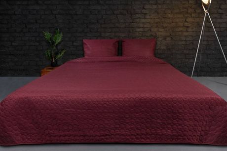 Zydante Home - Bedsprei 220x240 cm - Bordeaux Rood
