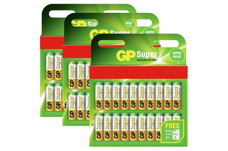 60 GP super alkaline AA batterijen
