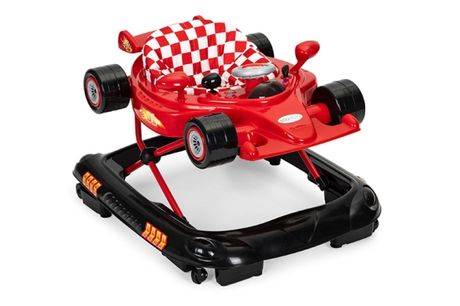 Loopstoeltje F1-raceauto van Eco Toys <h2>Wat krijg je?</h2>
<ul>
 <li>Loopstoeltje van Eco Toys</li>
 <li>Model: F1-raceauto</li>
</ul>
<h2>Specificaties</h2>
<div>
<ul>
 <li>Afneembaar multimediapaneel</li>
 <li>Knoppen voor het activeren van licht en m