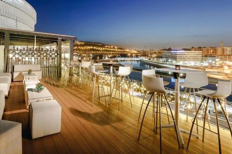 Spagna Bilbao - Hotel Abba Euskalduna 4* a partire da € 62,00. Terrazza panoramica con vista sulla città in posizione strategica