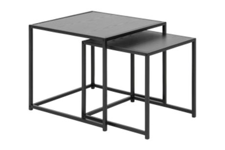 Indskudsbord August, Sæt med 2. Indskudsbordet er fremstillet af omhyggeligt udvalgte materialer som er praktiske. Med eksklusive designrettigheder er disse indskudsborde den perfekte detalje som giver rummet en flot stil. Indskudsbordet har en cool, indu