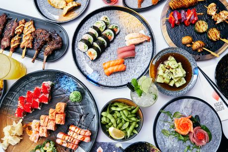 Sushi ad libitum hos Kasai. NYHED: Spis dig mæt i et stort udvalg af sushi, sticks og forretter inkl. is og kaffe hos Kasai Sushi på Amagerbro.