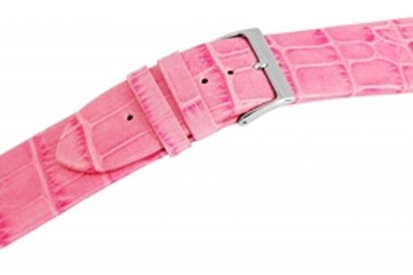 Bracelete para Relógio em Pele Genuína Rosa 20 mm por 19.93€ PORTES INCLUÍDOS