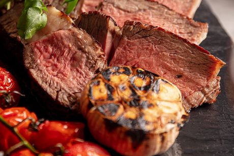£55 -- Steak meal with fries & bubbly for 2 in the City