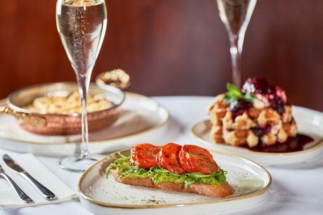 £75 -- Bottomless brunch for 2 at historic London hotel