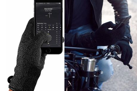 Mujjo Touchscreen Handschoenen - Zwart - Maat S