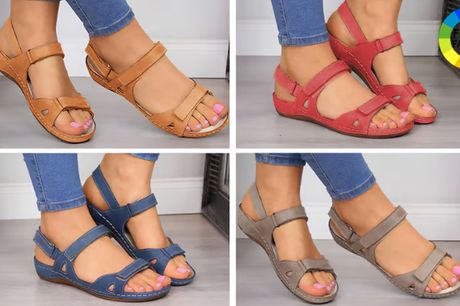 Afslappede sandaler til kvinder - 4 farver og 9 størrelser