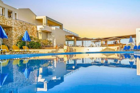 Kreta. Solrig ferie på den gæstfrie, græske ø - 1 uge på 3*+ hotel i 1-værelses lejlighed med All Inclusive. Rejs fra AAL i sep.
