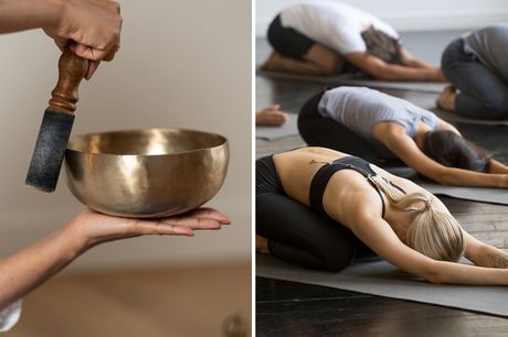 Yoga en klankschaalmassage of duo klankschaalmassage 