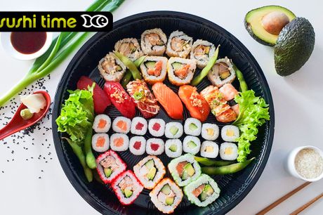  Sushibox (20, 32 of 48 stuks) af te halen bij Sushi Time 