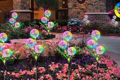 Dekorative udendørs blomster LED-lys