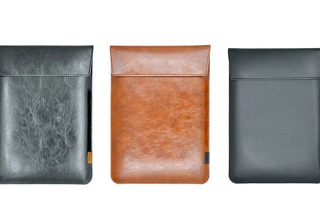 Lædercover til tablet og bærbar . Få et cover i ægte læder, der kombinerer stil og beskyttelse til din tablet eller bærbar. Vælg mellem flere farver til modeller fra 12-16 tommer.