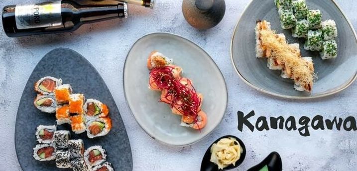 40 stk. Sushi fra Kanagawa. Anmelderdarling: Kokken har arbejdet på Michelin-stjernet restaurant