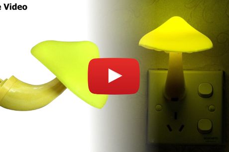Kontrolleret natlys i sødt svampe design