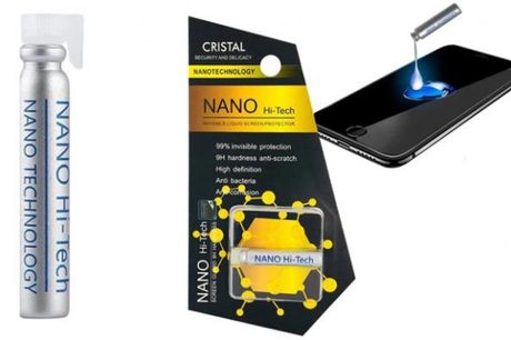 Flydende skærmbeskytter med Nano-teknologi